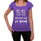 88 And Never Felt So Good Womens T-Shirt Purple Birthday Gift 00407 - Purple / Xs - Casual