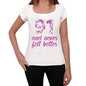 91 And Never Felt Better Womens T-Shirt White Birthday Gift 00406 - White / Xs - Casual