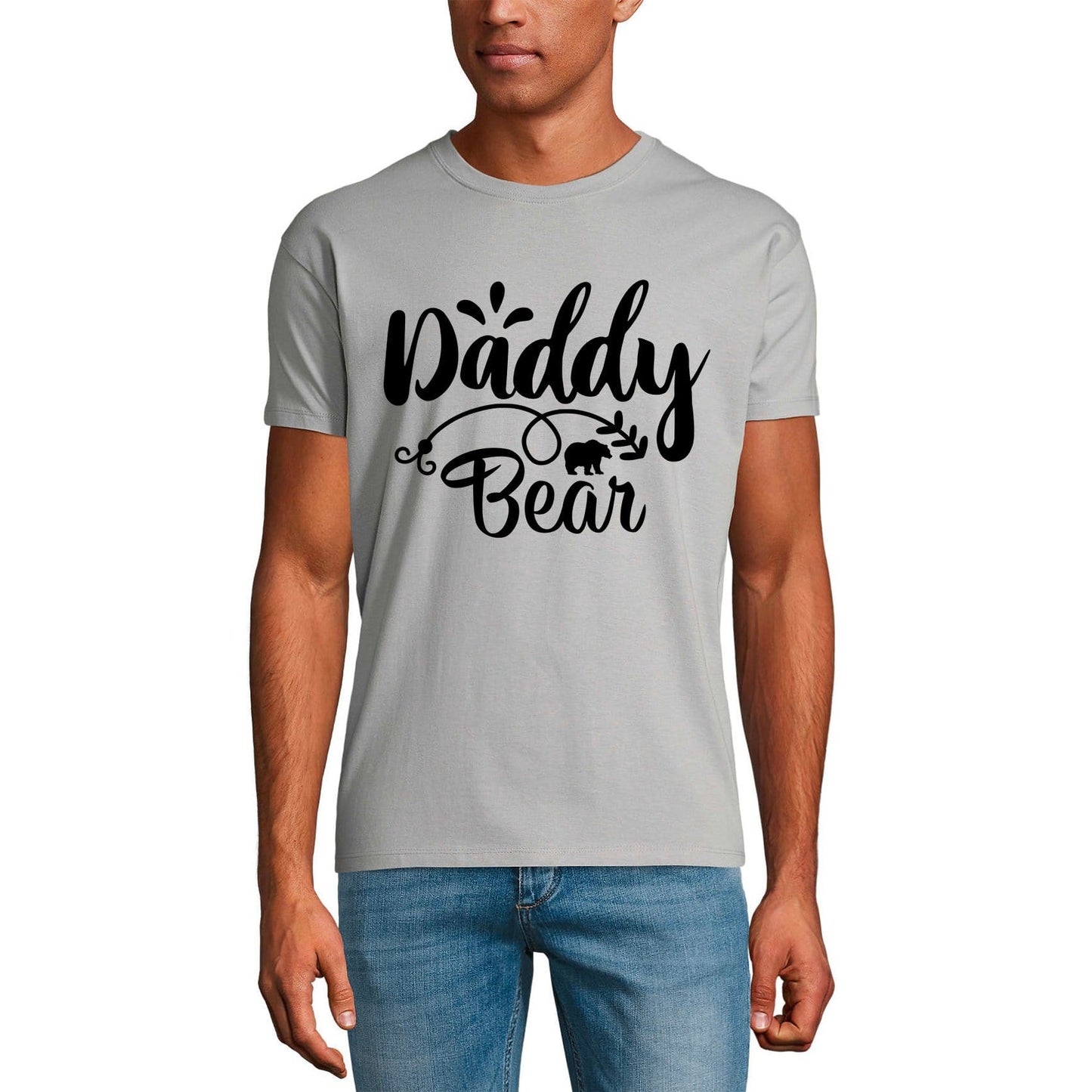 ULTRABASIC Men's Graphic T-Shirt Daddy Bear - Funny Gift for Father's Day