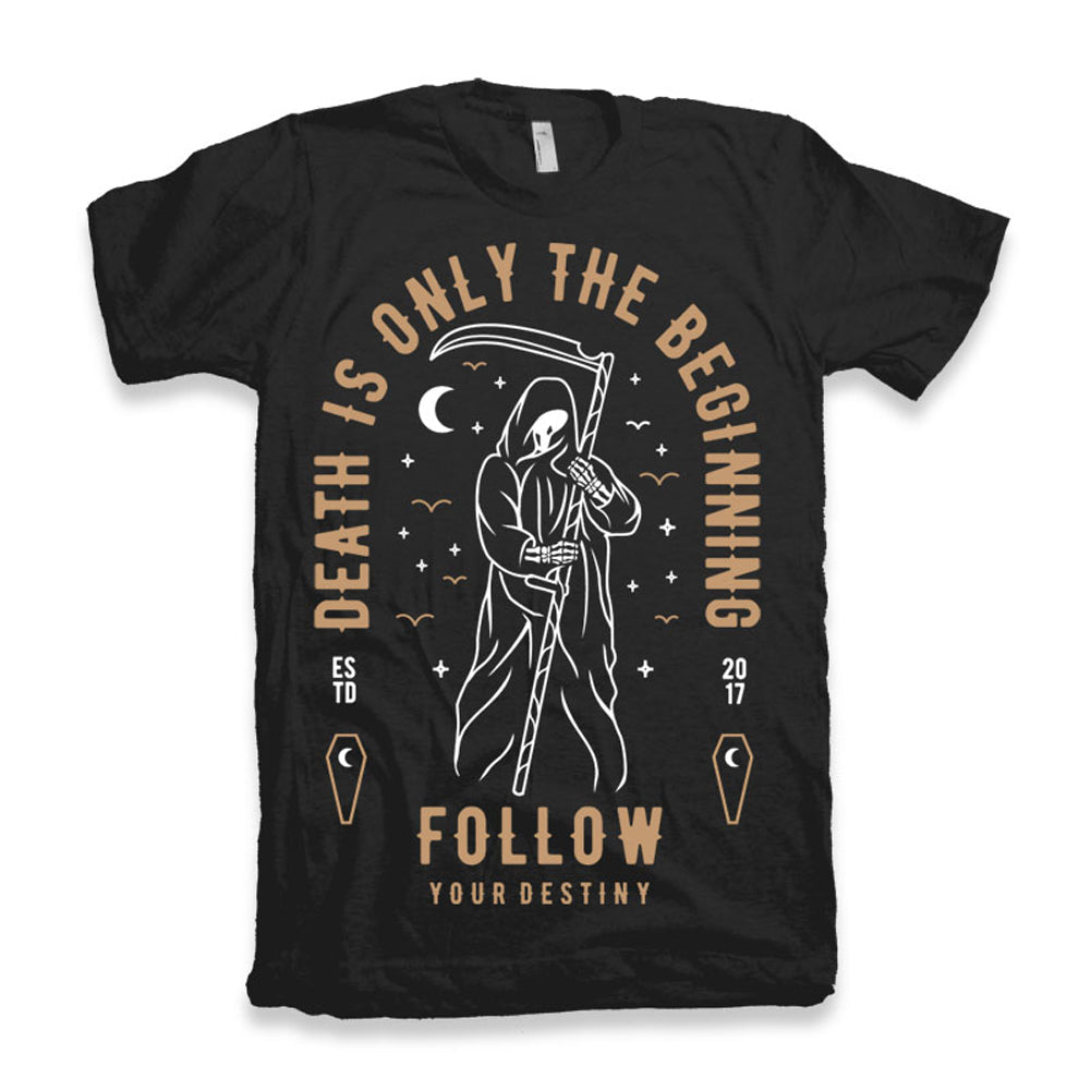 ULTRABASIC Men's T-Shirt Death is Only the Beginning - Scary Halloween Shirt 