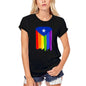 ULTRABASIC Women's Organic T-Shirt LGBT Nation Flag - Equality Pride Tee Shirt