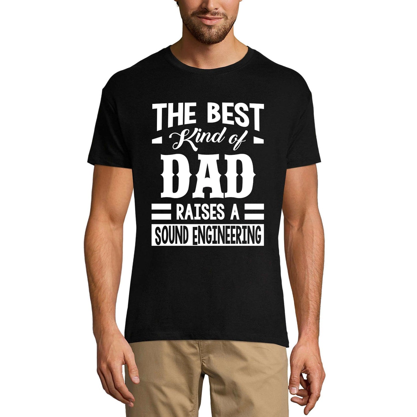 ULTRABASIC Men's Graphic T-Shirt Dad Raises a Sound Engineering