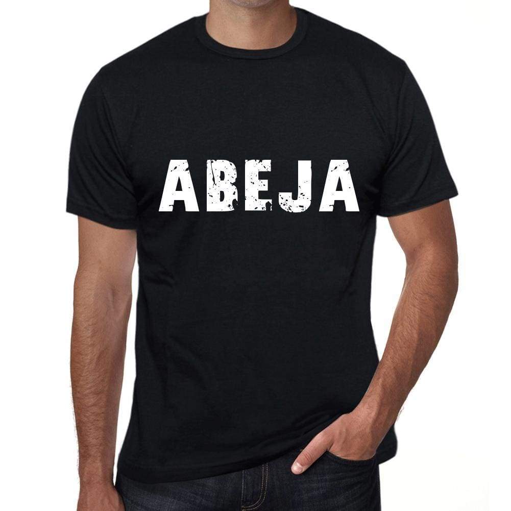 Abeja Mens T Shirt Black Birthday Gift 00550 - Black / Xs - Casual