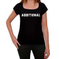 Additional Womens T Shirt Black Birthday Gift 00547 - Black / Xs - Casual