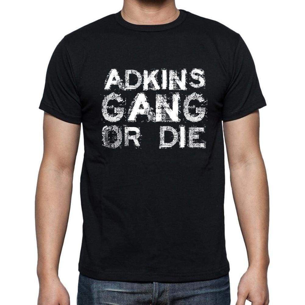 Adkins Family Gang Tshirt Mens Tshirt Black Tshirt Gift T-Shirt 00033 - Black / S - Casual