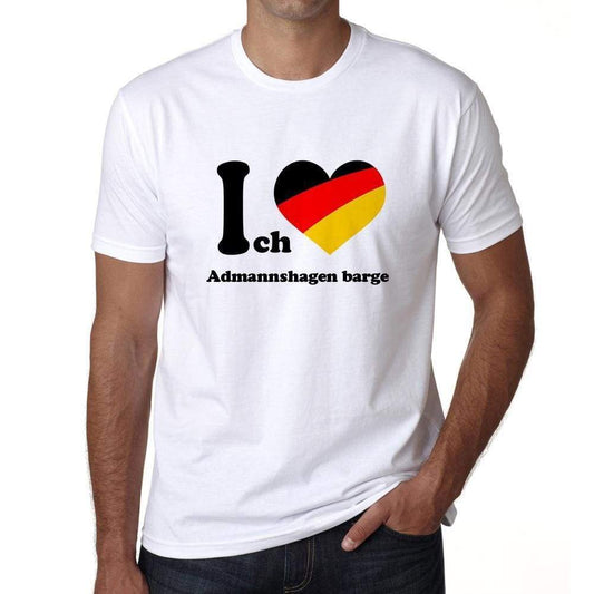 Admannshagen Barge Mens Short Sleeve Round Neck T-Shirt 00005 - Casual