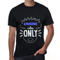 Amusing Vibes Only Black Mens Short Sleeve Round Neck T-Shirt Gift T-Shirt 00299 - Black / S - Casual