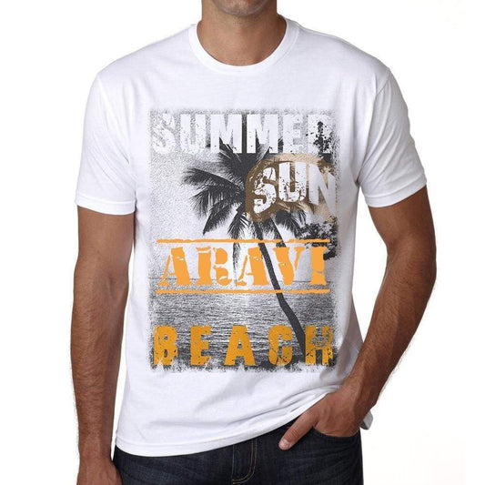 Aravi Mens Short Sleeve Round Neck T-Shirt - Casual