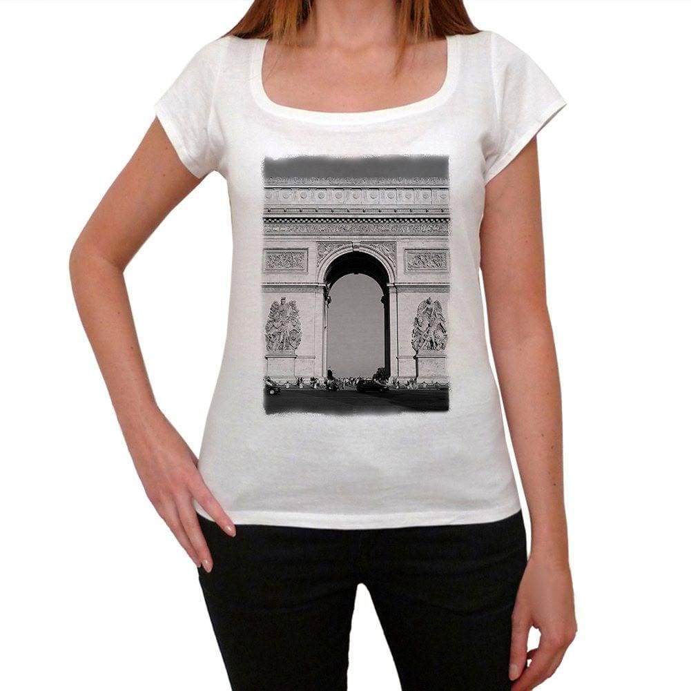 Arc De Triomphe Paris Womens Short Sleeve Scoop Neck Tee 00171