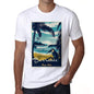 Barranco Pura Vida Beach Name White Mens Short Sleeve Round Neck T-Shirt 00292 - White / S - Casual