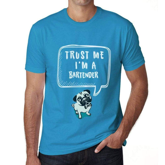 Bartender Trust Me Im A Bartender Mens T Shirt Blue Birthday Gift 00530 - Blue / Xs - Casual