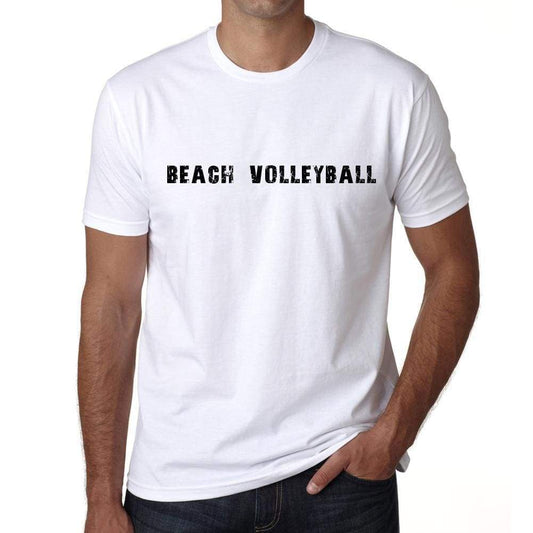 Beach Volleyball Mens T Shirt White Birthday Gift 00552 - White / Xs - Casual