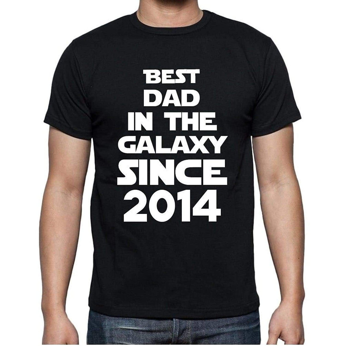 Best Dad 2014 Best Dad Mens T Shirt Black Birthday Gift 00112 - Black / Xs - Casual