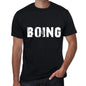 Boing Mens Retro T Shirt Black Birthday Gift 00553 - Black / Xs - Casual