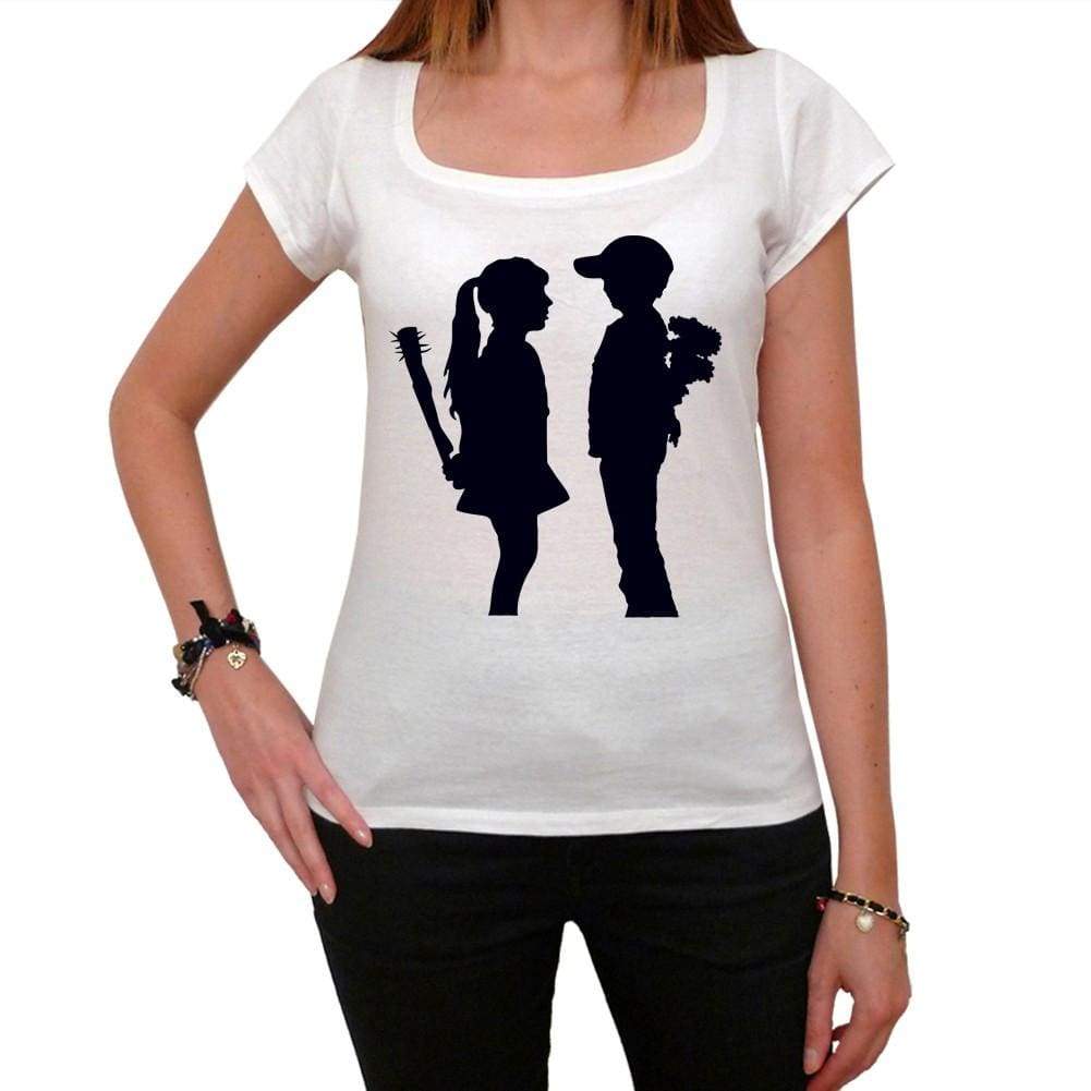 Boy Meets Girl Tshirt White Womens T-Shirt 00163