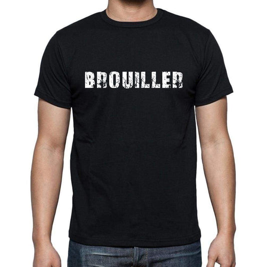 Brouiller French Dictionary Mens Short Sleeve Round Neck T-Shirt 00009 - Casual