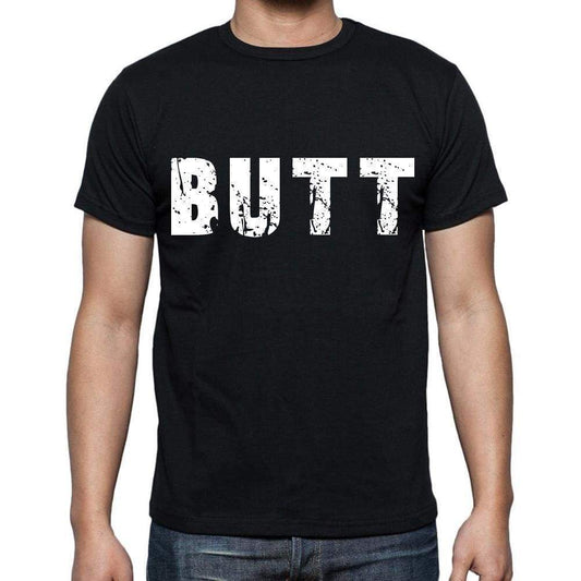 Butt Mens Short Sleeve Round Neck T-Shirt - Casual