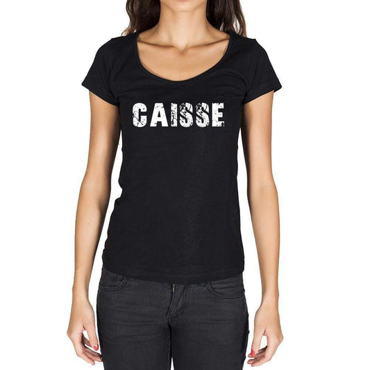 Caisse French Dictionary Womens Short Sleeve Round Neck T-Shirt 00010 - Casual
