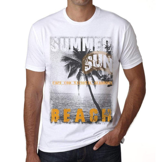 Cape Cod National Seashore Mens Short Sleeve Round Neck T-Shirt - Casual