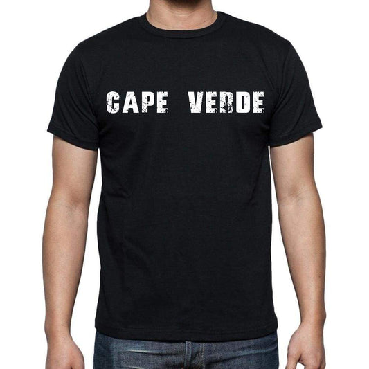 Cape Verde T-Shirt For Men Short Sleeve Round Neck Black T Shirt For Men - T-Shirt