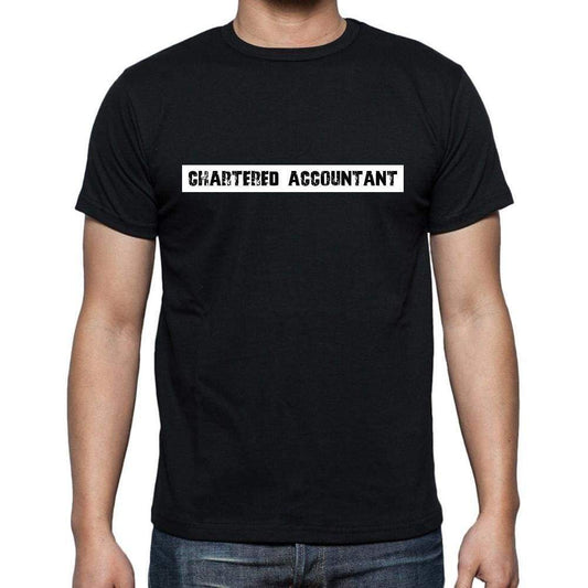 Chartered Accountant T Shirt Mens T-Shirt Occupation S Size Black Cotton - T-Shirt