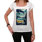Chekka Pura Vida Beach Name White Womens Short Sleeve Round Neck T-Shirt 00297 - White / Xs - Casual