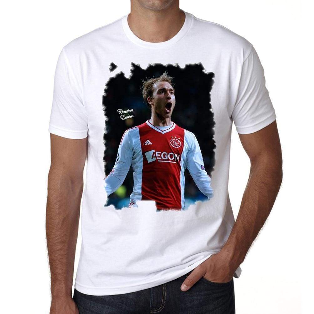 Christian Eriksen T-Shirt For Mens Short Sleeve Cotton Tshirt Men T Shirt 00034 - T-Shirt