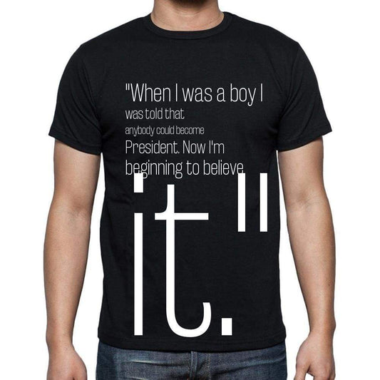 Clarence Darrow Quote T Shirts When I Was A Boy I Was T Shirts Men Black - Casual