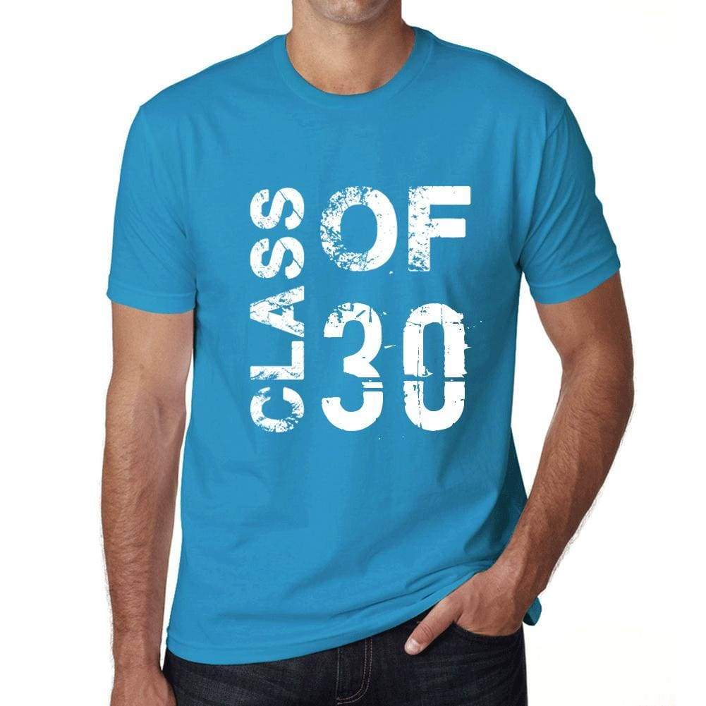 Class Of 30 Grunge Mens T-Shirt Blue Birthday Gift 00483 - Blue / Xs - Casual