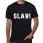 Clavi Mens Retro T Shirt Black Birthday Gift 00553 - Black / Xs - Casual