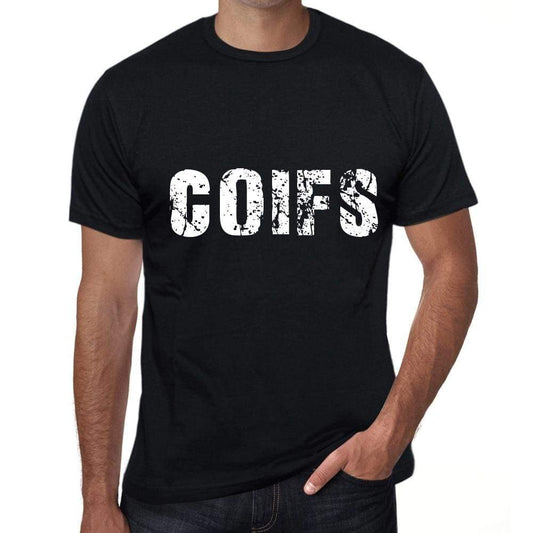 Coifs Mens Retro T Shirt Black Birthday Gift 00553 - Black / Xs - Casual