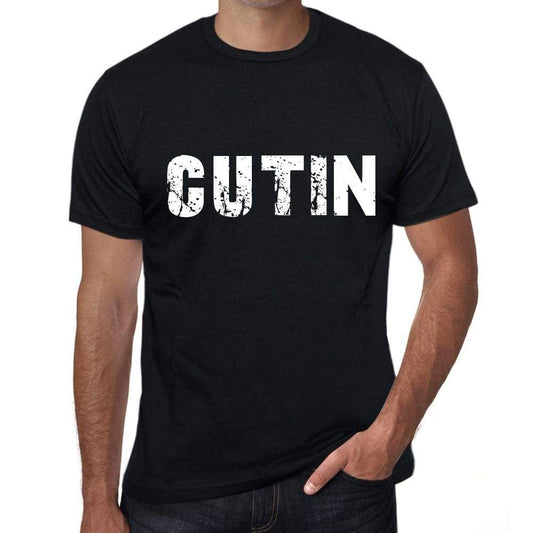 Cutin Mens Retro T Shirt Black Birthday Gift 00553 - Black / Xs - Casual