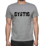 Cystic Grey Mens Short Sleeve Round Neck T-Shirt 00018 - Grey / S - Casual