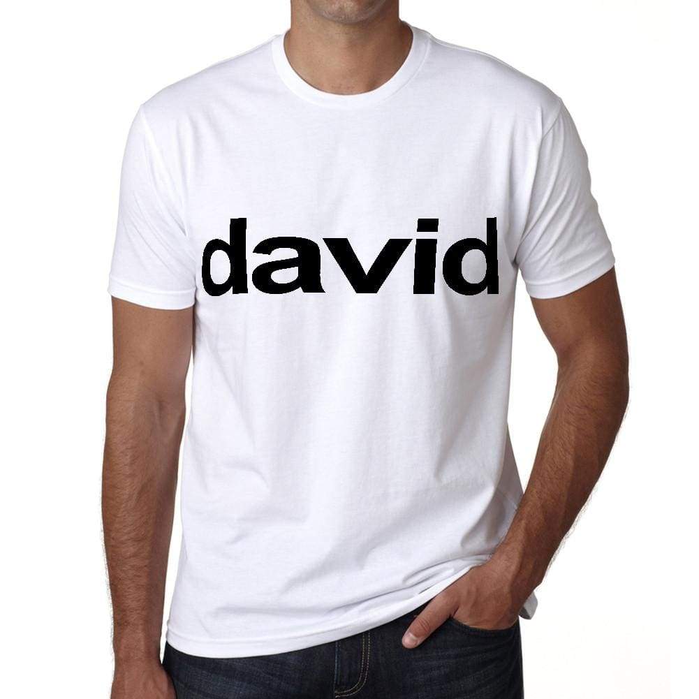 David Tshirt Mens Short Sleeve Round Neck T-Shirt 00050