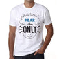 Dear Vibes Only White Mens Short Sleeve Round Neck T-Shirt Gift T-Shirt 00296 - White / S - Casual
