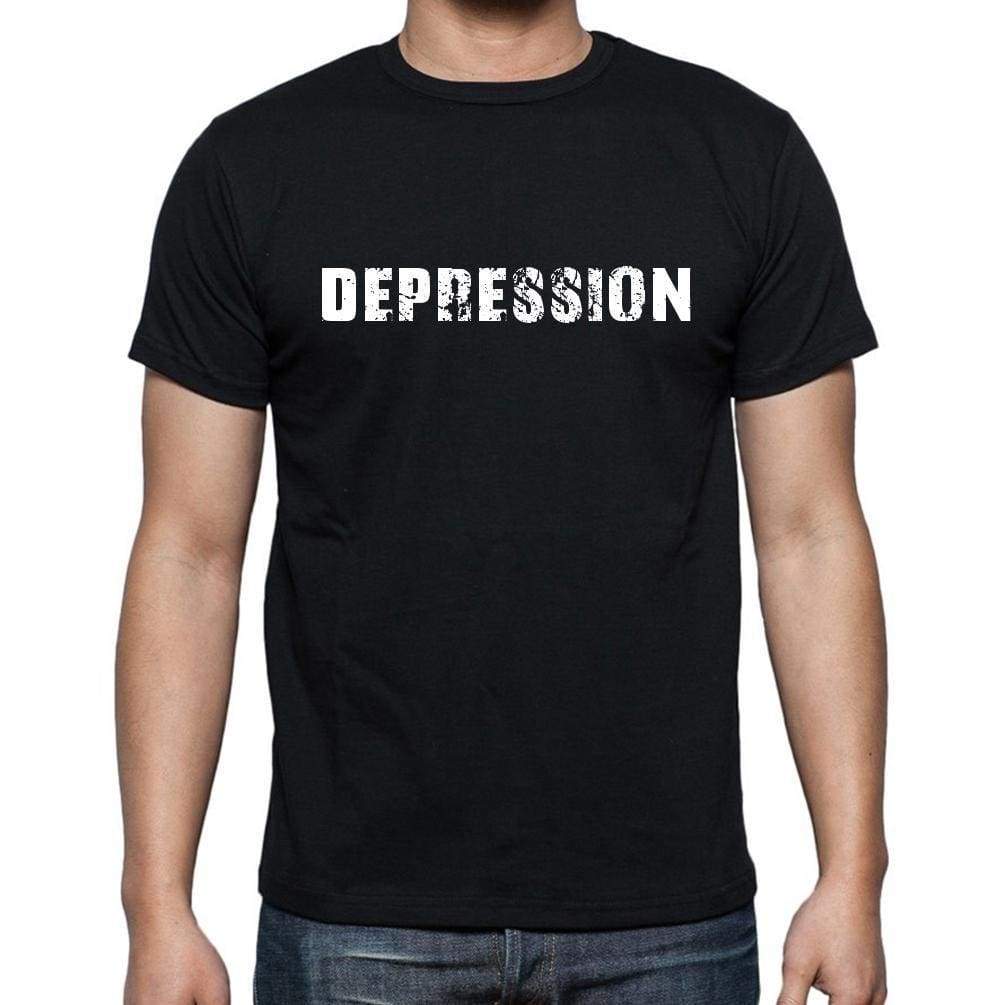 Depression Mens Short Sleeve Round Neck T-Shirt - Casual