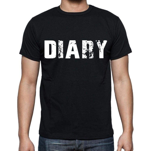 Diary Mens Short Sleeve Round Neck T-Shirt - Casual