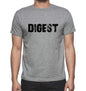 Digest Grey Mens Short Sleeve Round Neck T-Shirt 00018 - Grey / S - Casual