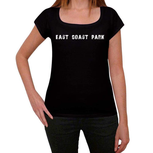 East Coast Park Womens T Shirt Black Birthday Gift 00547 - Black / Xs - Casual