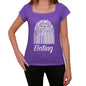 Elating Fingerprint Purple Womens Short Sleeve Round Neck T-Shirt Gift T-Shirt 00310 - Purple / Xs - Casual