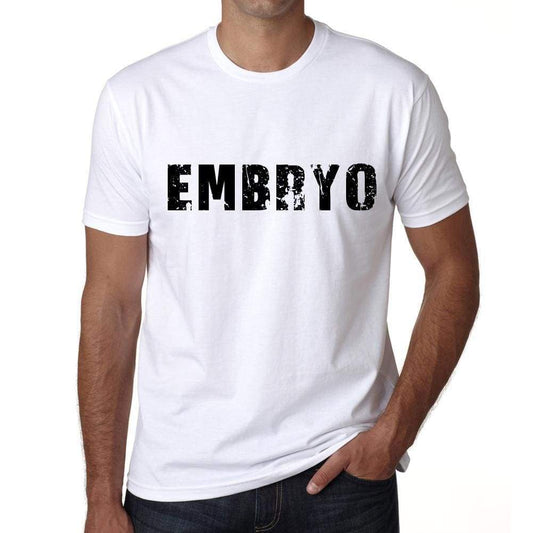 Embryo Mens T Shirt White Birthday Gift 00552 - White / Xs - Casual