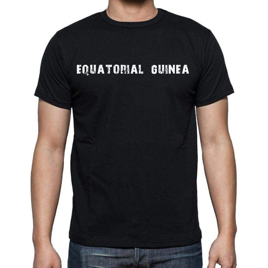 Equatorial Guinea T-Shirt For Men Short Sleeve Round Neck Black T Shirt For Men - T-Shirt