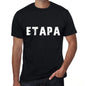 Etapa Mens T Shirt Black Birthday Gift 00550 - Black / Xs - Casual