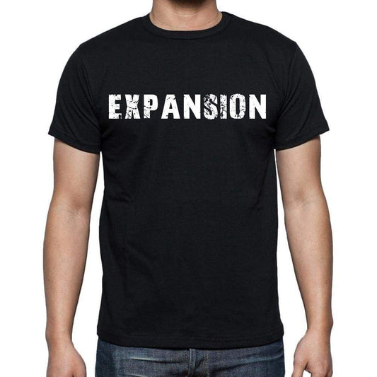 Expansion Mens Short Sleeve Round Neck T-Shirt Black T-Shirt En