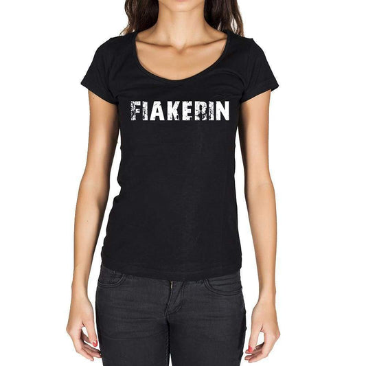 Fiakerin Womens Short Sleeve Round Neck T-Shirt 00021 - Casual
