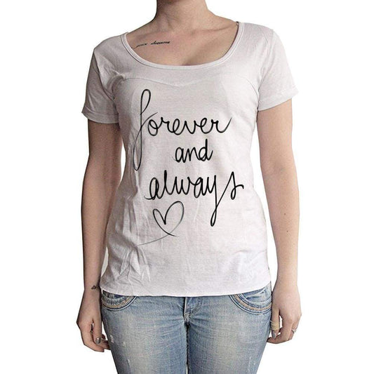 Forever And Always T-Shirt For Women Short Sleeve Cotton Tshirt Women T Shirt Gift - T-Shirt