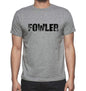 Fowler Grey Mens Short Sleeve Round Neck T-Shirt 00018 - Grey / S - Casual