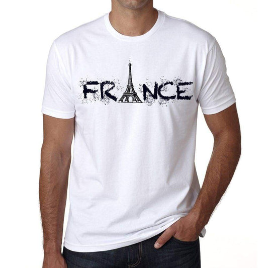 France 1 Mens Short Sleeve Round Neck T-Shirt 00170