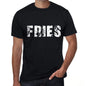 Fries Mens Retro T Shirt Black Birthday Gift 00553 - Black / Xs - Casual