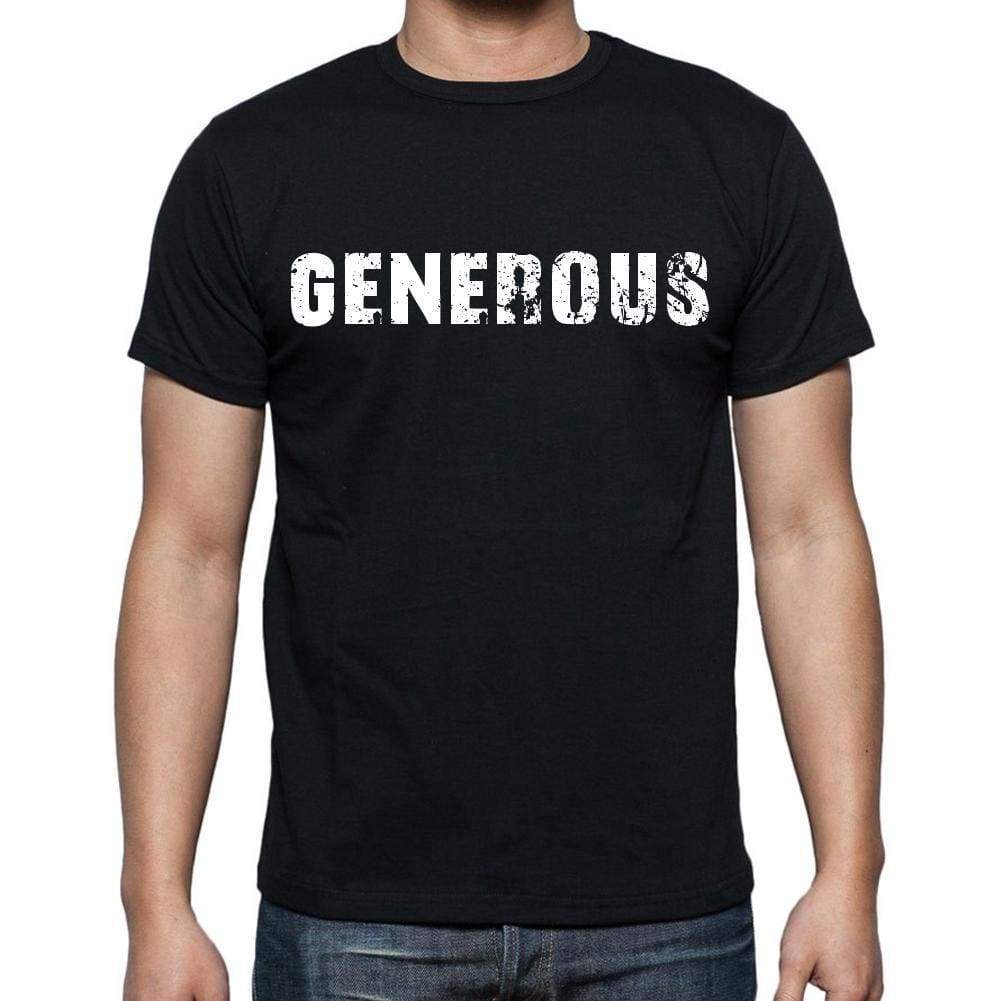 Generous Mens Short Sleeve Round Neck T-Shirt - Casual
